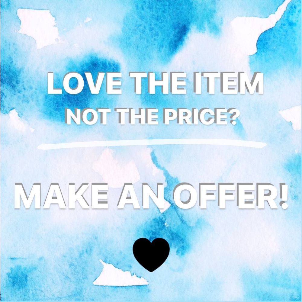 Love the Item, not the price? Make an offer! ♥️